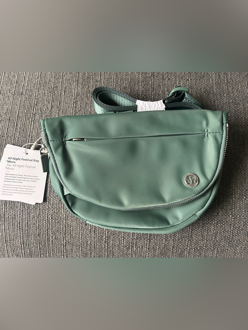 Lululemon athletica Sage Green All-Night Festival Micro Crossbody Bag